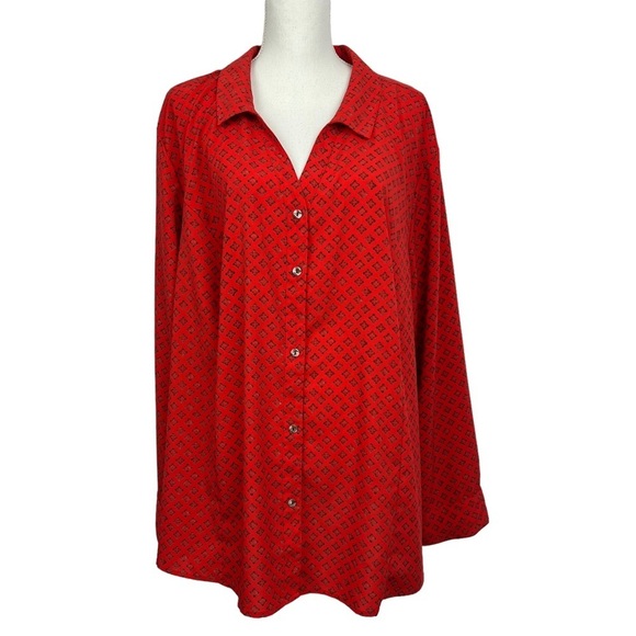 KATHRYN™ – Casual Lightweight Button V Neck Tunic Blouse